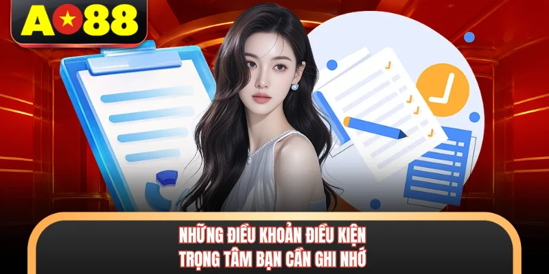 Những điều khoản điều kiện trọng tâm bạn cần ghi nhớ