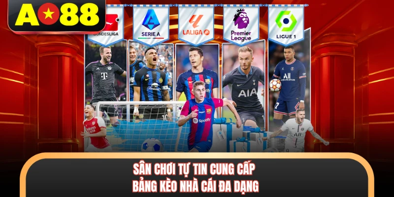 Kèo Nhà Cái AO88 - Bảng Tỷ Lệ Cá Cược Trực Tuyến Uy Tín 2 Sân chơi tự tin cung cấp bảng kèo nhà cái đa dạng